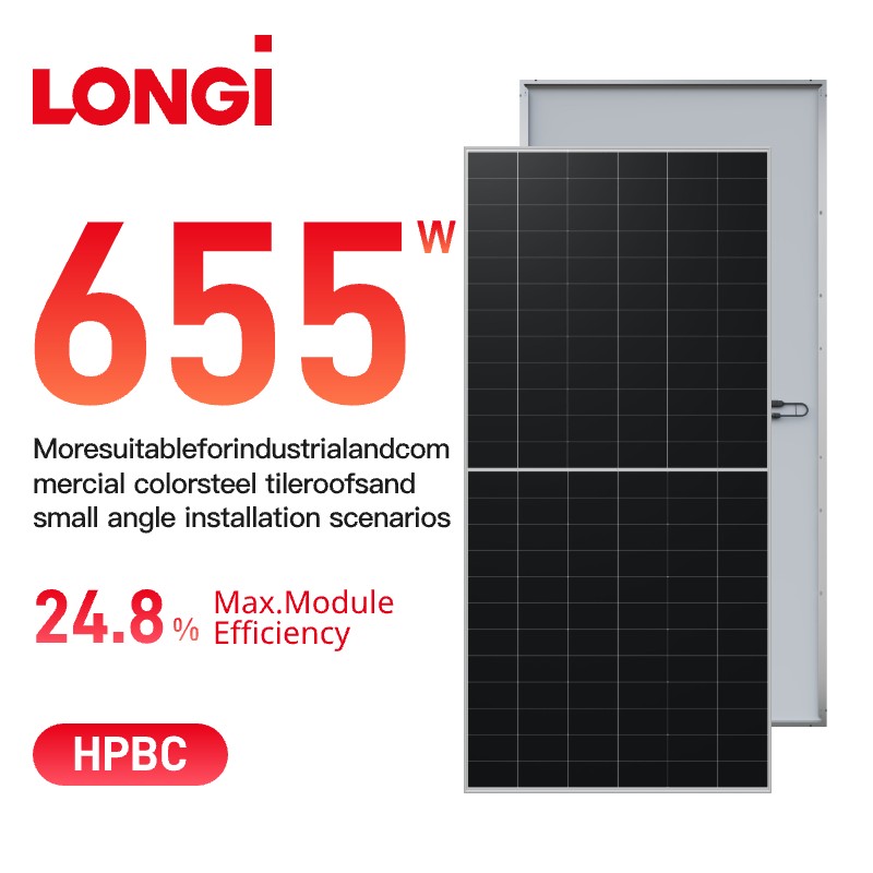 Panel słoneczny LONGi Himo X10 jednofazowy 640-670w LR7-72HVHF