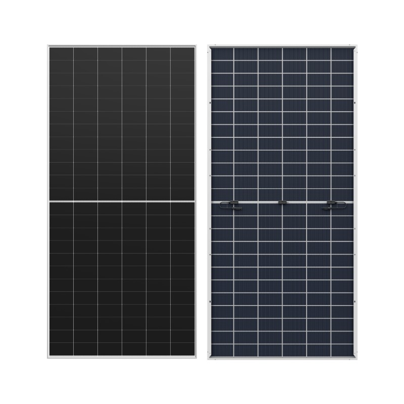 WERAN 640-670W Dwustronny panel słoneczny HPBC 2.0 – moduł fotowoltaiczny z podwójnym szkłem OEM z tylnym kontaktem do projektów użyteczności publicznej i projektów EPC