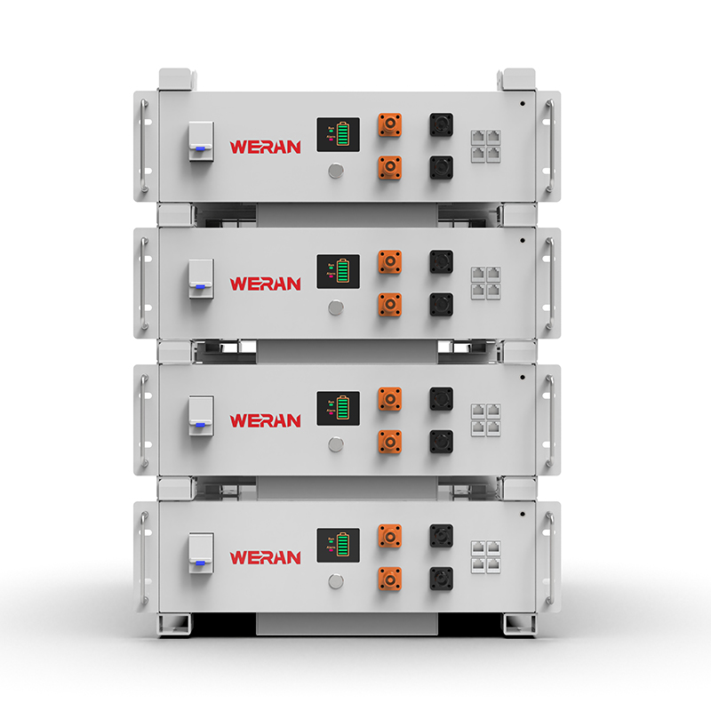 WERAN WRL-48100RW 51,2 V 100 Ah LiFePO4 Rack Battery (5,12 kWh) – 8000 cykli, CAN/RS485, możliwość układania w stosy Home ESS