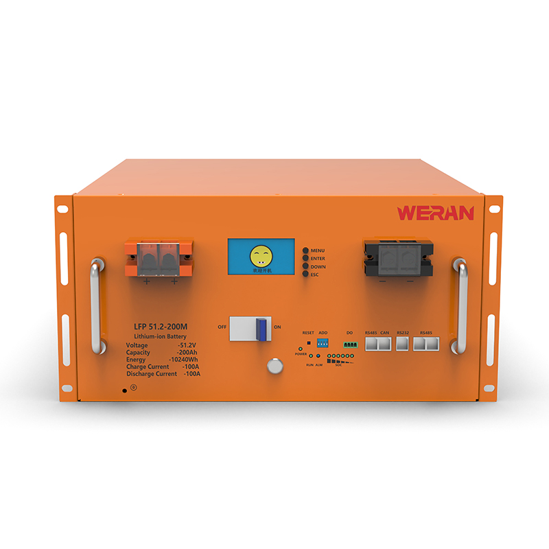 WERAN WRL-48200RO 51,2 V 200 Ah LiFePO4 Rack Battery (10,24 kWh) – 8000 cykli, wysoki prąd, modułowy magazyn energii słonecznej