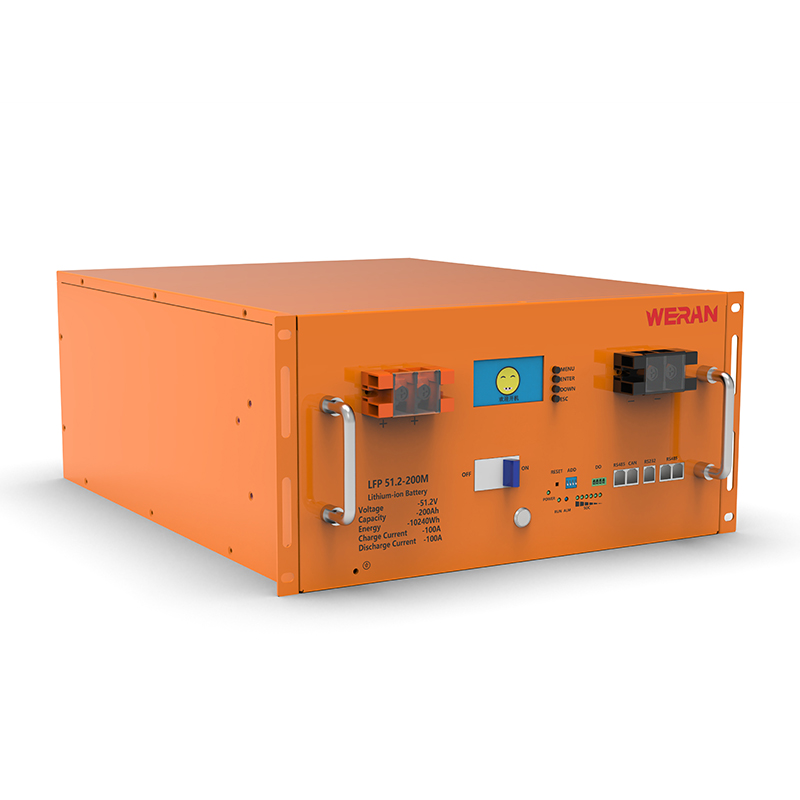 WERAN WRL-48200RO 51,2 V 200 Ah LiFePO4 Rack Battery (10,24 kWh) – 8000 cykli, wysoki prąd, modułowy magazyn energii słonecznej