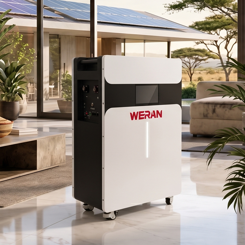 WERAN 51,2 V 314 Ah 16 kWh Typ rolkowy LiFePO4 Akumulator do domowego magazynowania energii